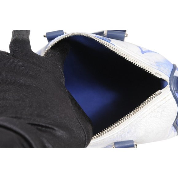 Louis Vuitton Keepall Bandouliere XS Duffle Bag Blue Watercolor M45761 - Picture 15 of 16